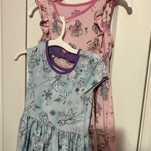 Disney Frozen and Princess Dresses. Size 7.